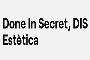 Done In Secret, logo