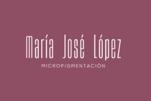 María José López Micropigmentación, logo